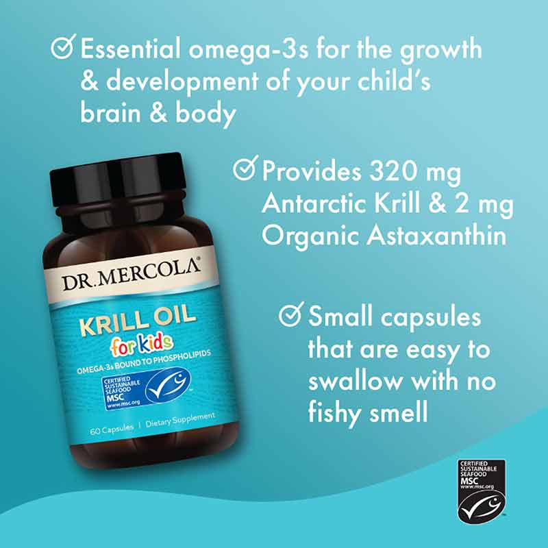 Kids Krill Oil, 60 Capsules, by Dr. Mercola, image #4