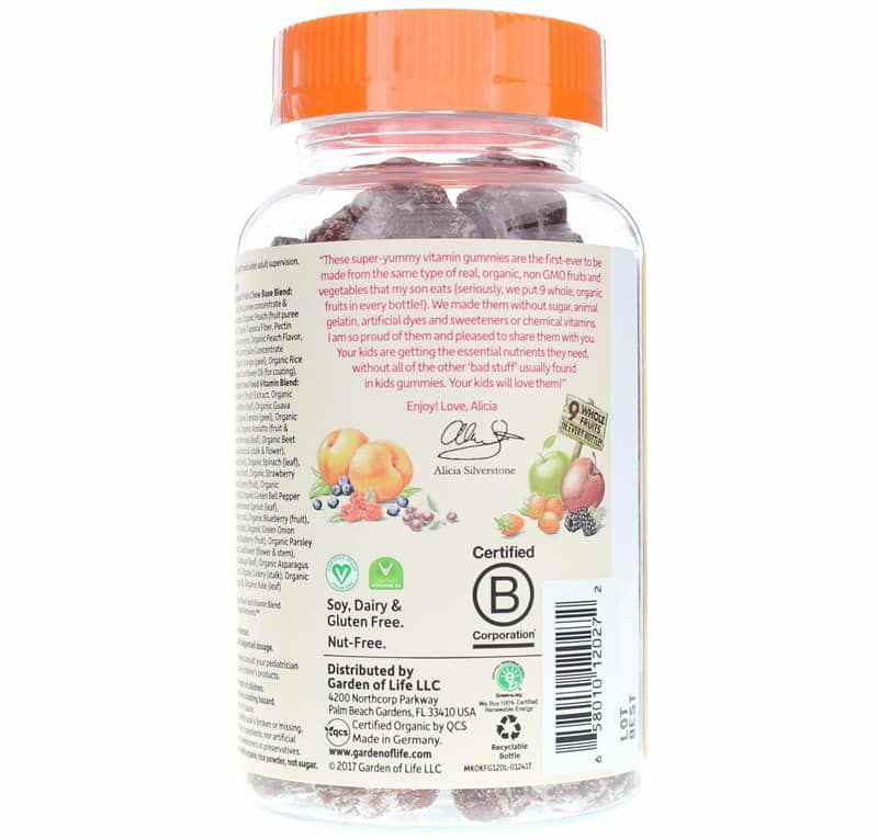 Kids Multi Gummies, Fruit, by Garden of Life mykind Organics, image #3