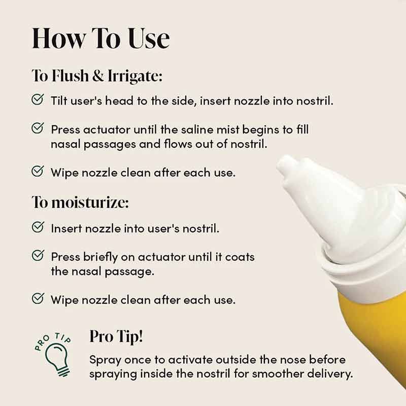 Kids Saline Nasal Mist, 3 Oz, by Beekeeper's Naturals, image #4