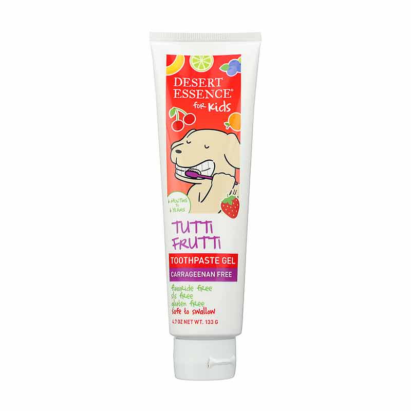 Kids Toothpaste Gel, Tutti Frutti, by Desert Essence
