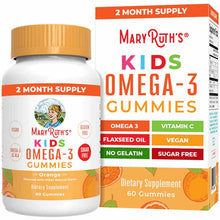 Kids Vegan Omega-3, 60 Gummies, by MaryRuth's Organics