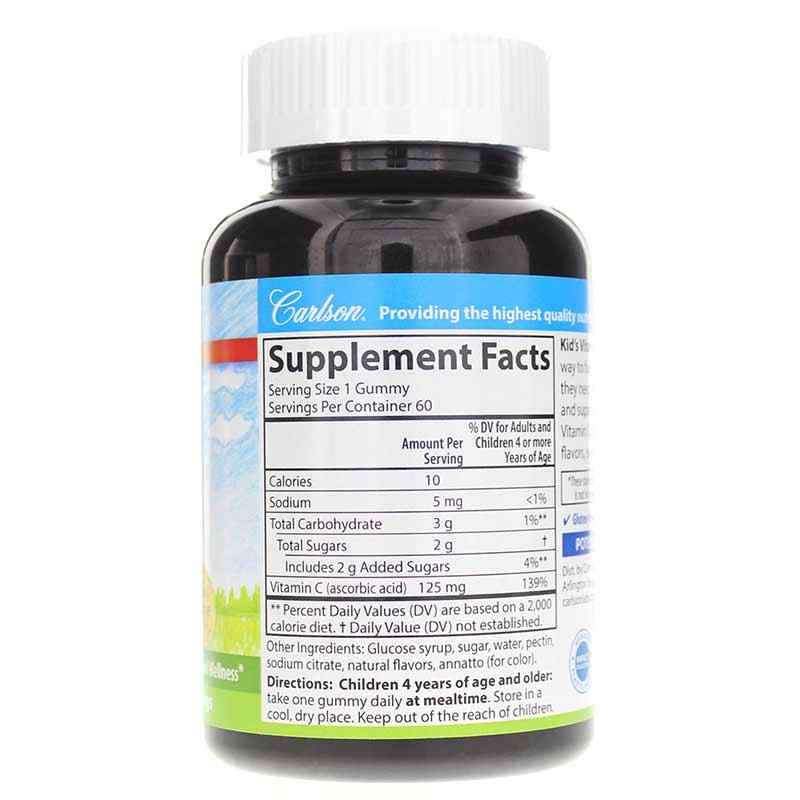 Kid's Vitamin C Gummies, by Carlson Labs, image #2