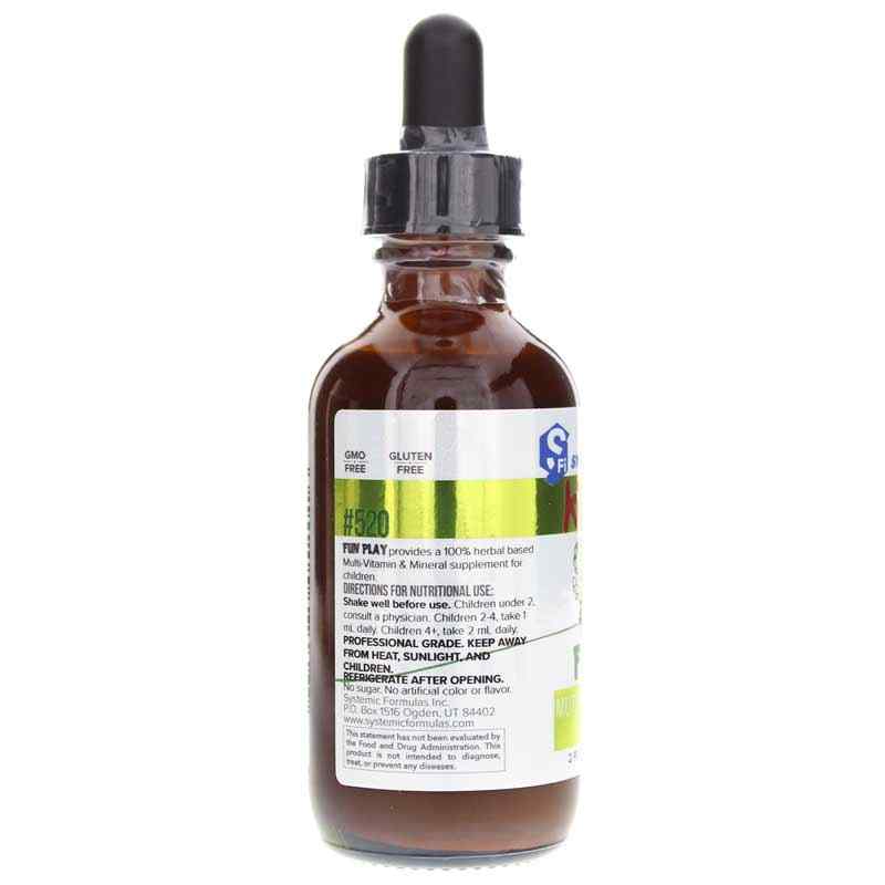 Kidz Play Fun Play Multi-Vitamin Mineral Liquid, by Systemic Formulas, image #3
