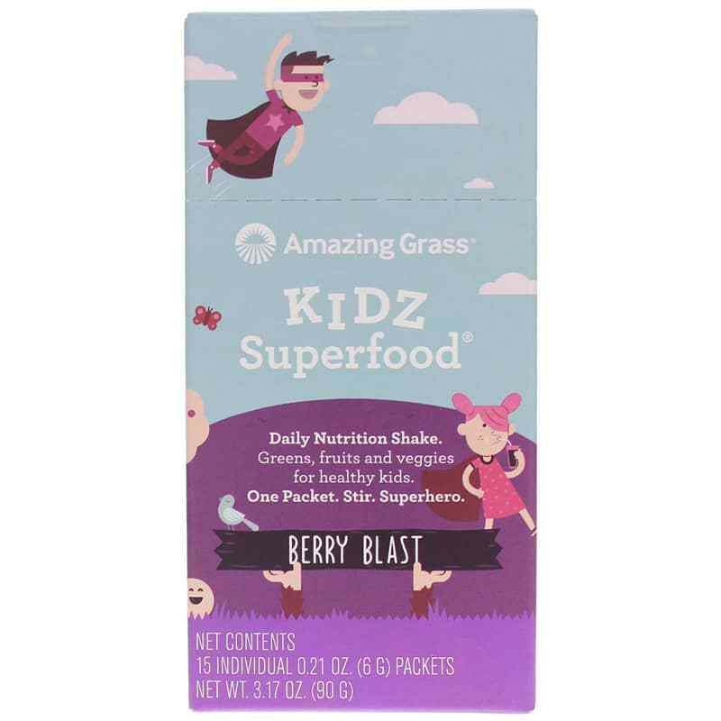 Kidz Superfood, Berry Blast, 15 Packets, by Amazing Grass