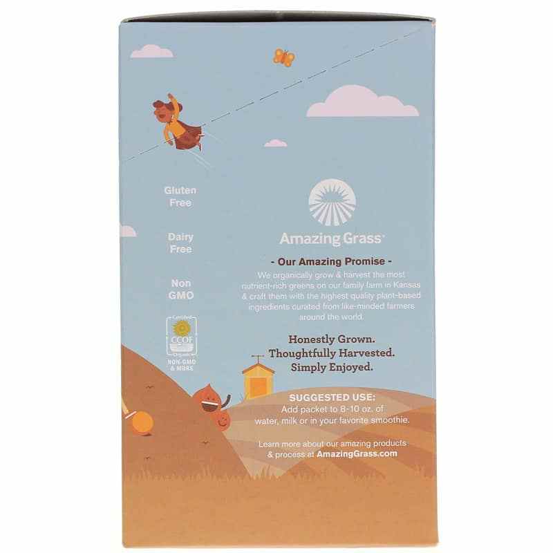 Kidz Superfood, Outrageous Chocolate, 15 Packets, by Amazing Grass, image #4