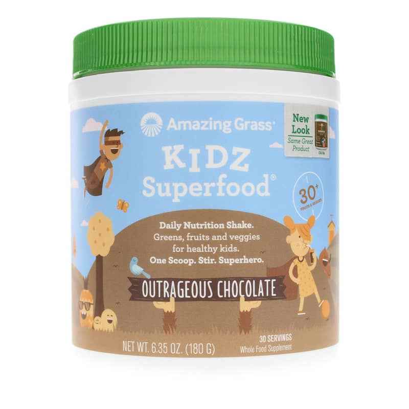 Kidz Superfood, Outrageous Chocolate, 30 Servings, by Amazing Grass
