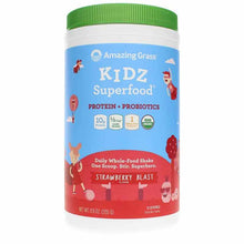 Kidz Superfood Protein + Probiotics, Strawberry Blast, by Amazing Grass