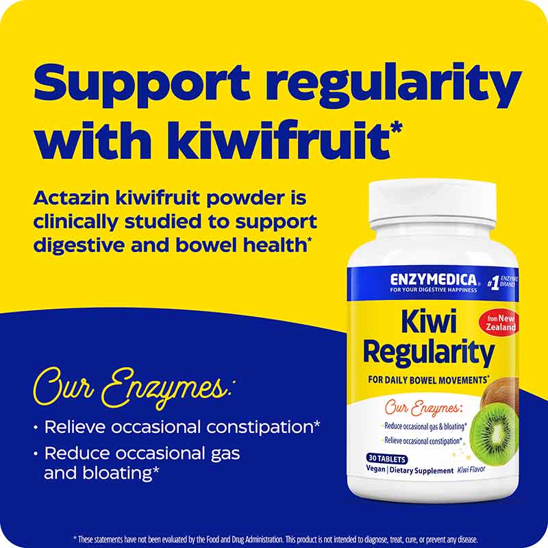 Kiwi Regularity, by Enzymedica, image #3