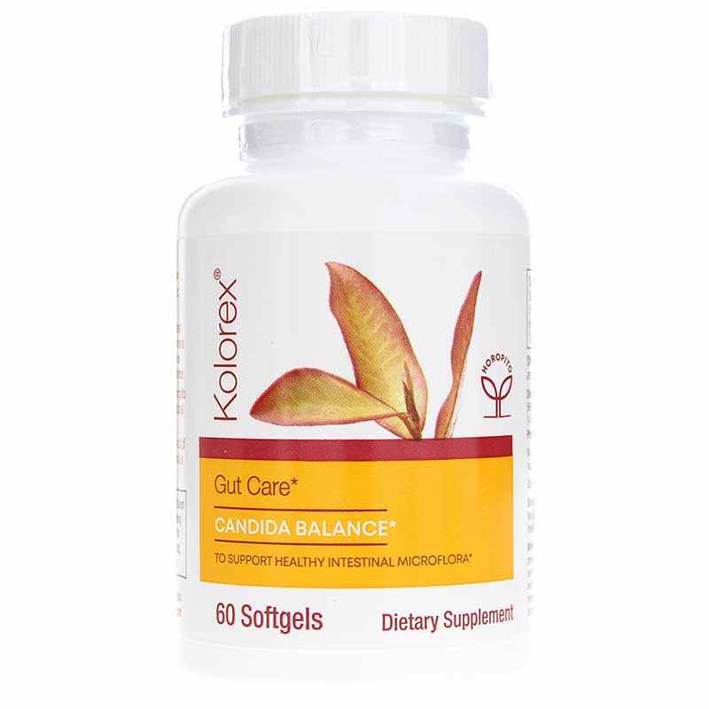 Kolorex Gut Care Candida Balance, 60 Softgels, by Natures Sources