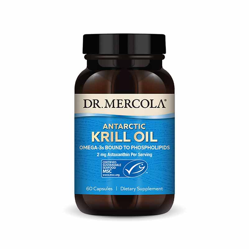 Krill Oil Antarctic, 60 Capsules, by Dr. Mercola