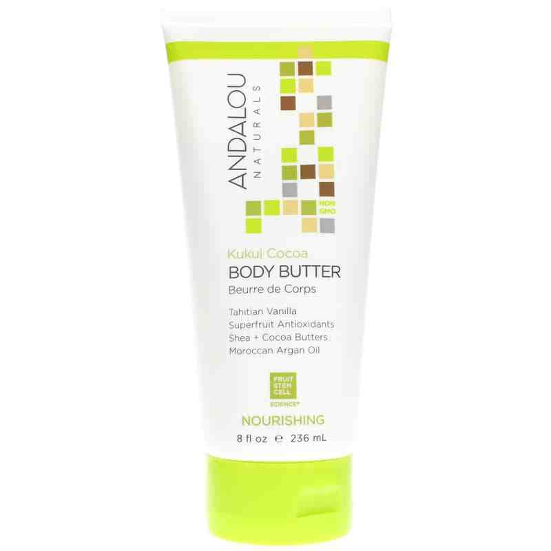 Kukui Cocoa Body Butter, 8 Oz, by Andalou Naturals