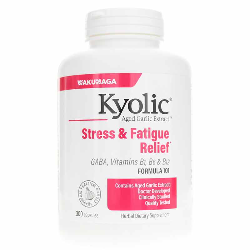 Kyolic Formula 101 Stress & Fatigue Relief, 300 Capsules, by Kyolic