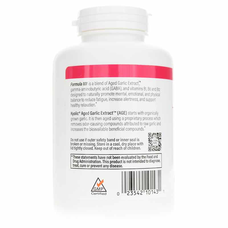 Kyolic Formula 101 Stress & Fatigue Relief, 300 Capsules, by Kyolic, image #3