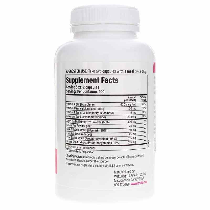 Kyolic Formula 105 Detox & AntiAging, 200 Capsules, by Kyolic, image #2