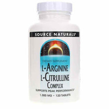 L-Arginine L-Citrulline Complex, 120 Tablets, by Source Naturals