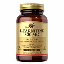 L-Carnitine 500 Mg, 60 Tablets, by Solgar