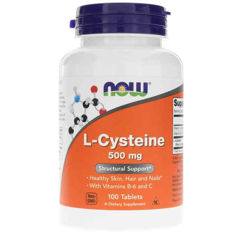 L-Cysteine 500 Mg, by NOW Foods