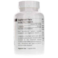 L-Glutamine 500 Mg Capsules, 100 Capsules, by Source Naturals, image #2