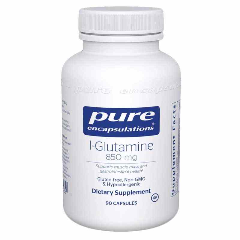 l-Glutamine 850 Mg, 90 Capsules, by Pure Encapsulations