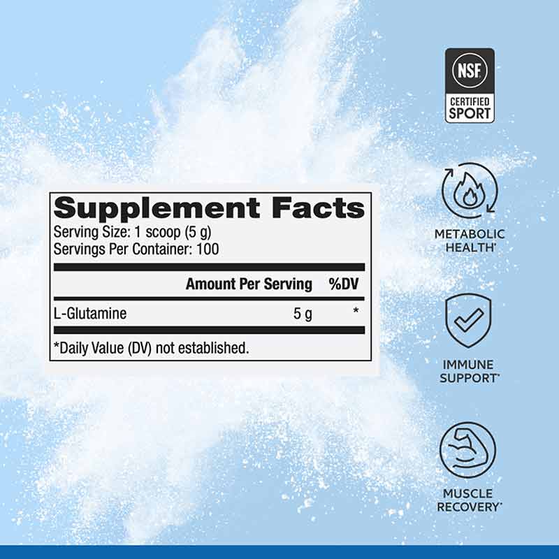 L-Glutamine, Unflavored, 100 Servings, by Pure Power, image #4