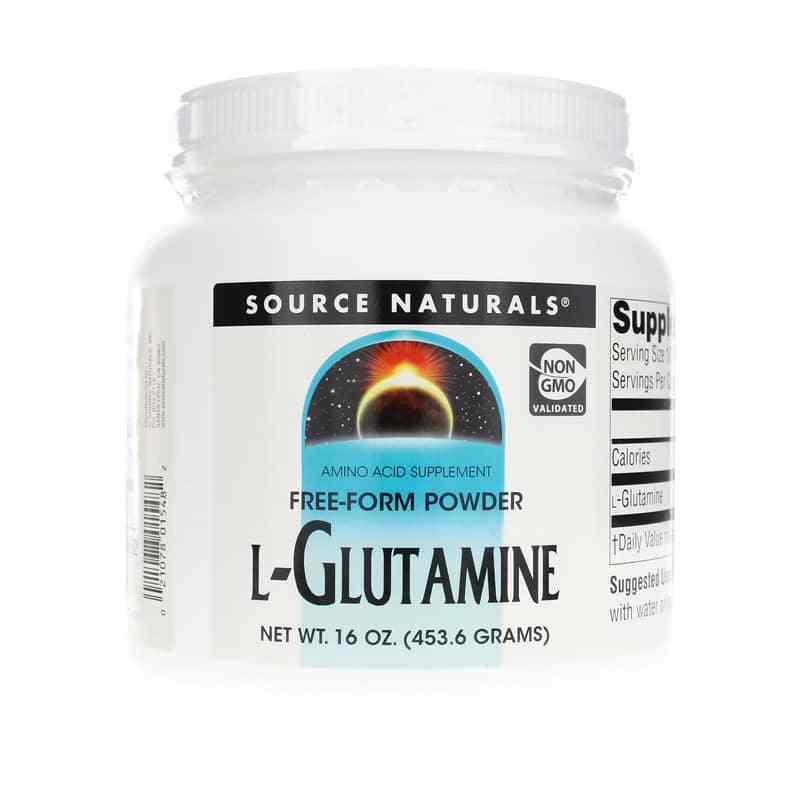 L-Glutamine Free-Form Powder, 16 Oz, by Source Naturals