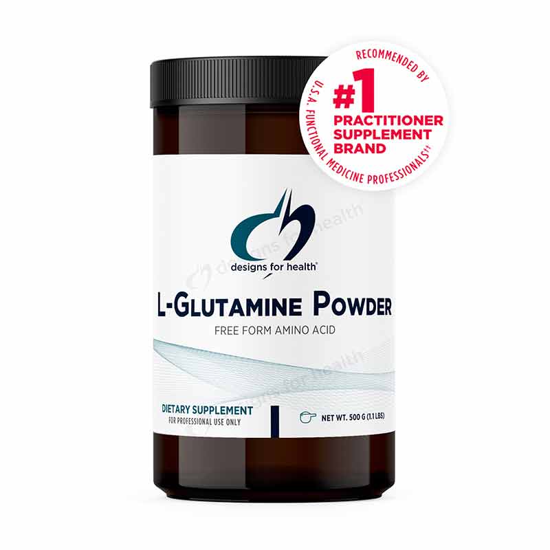 L-Glutamine Powder, 1.1 Lbs, by Designs For Health