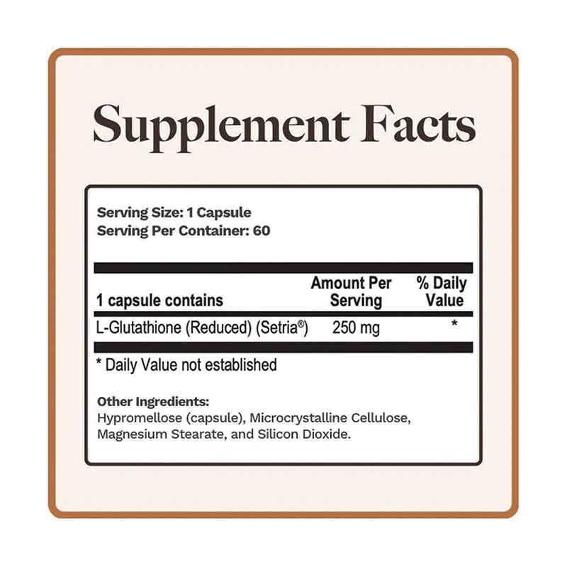 L-Glutathione, 60 Capsules, by Utzy Naturals, image #2
