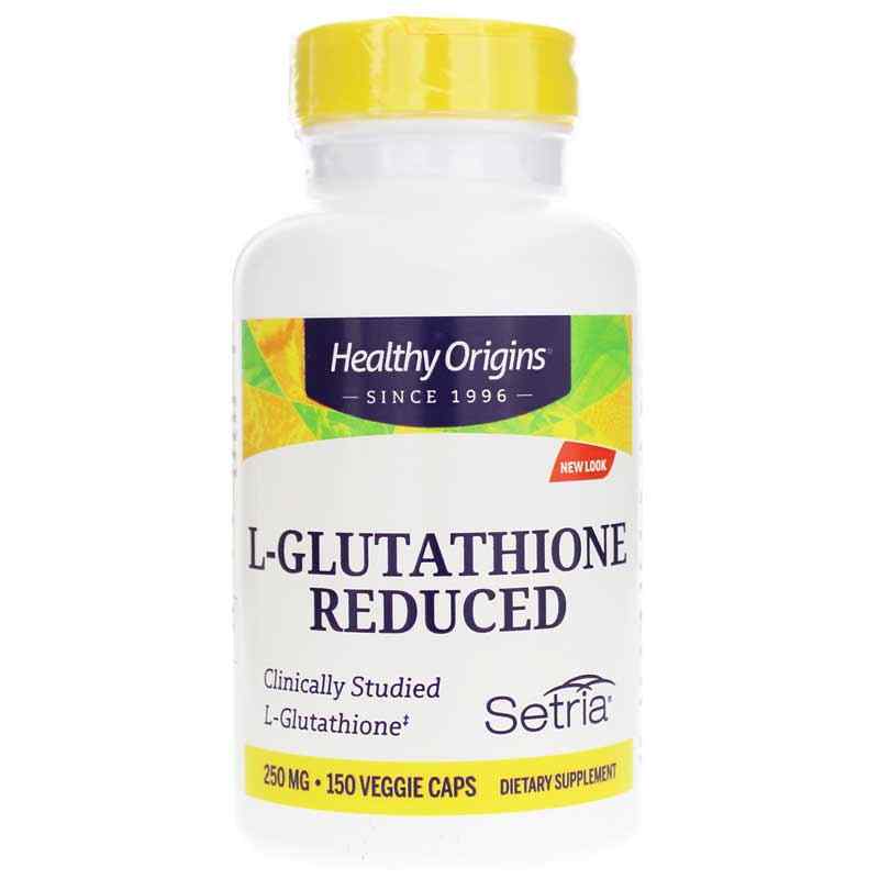 L-Glutathione Reduced Setria 250 Mg, 150 Capsules, by Healthy Origins