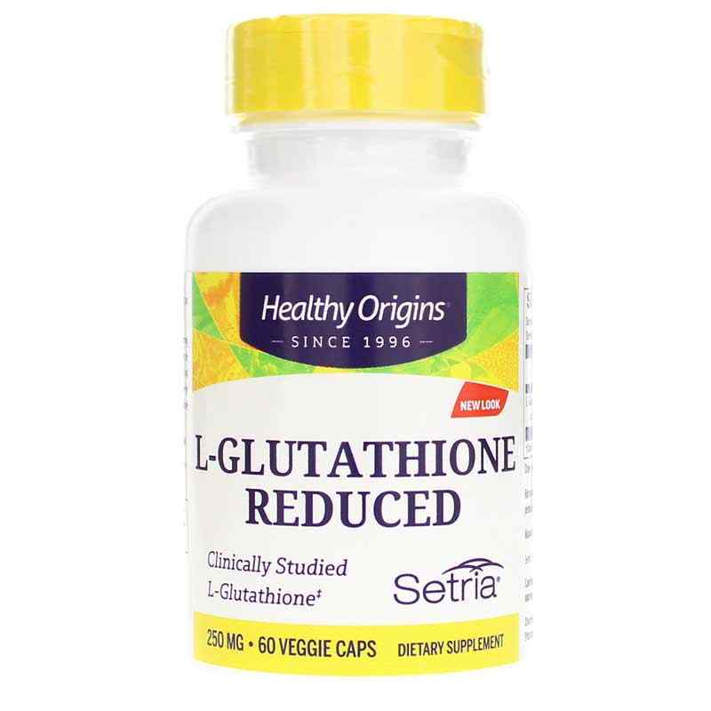 L-Glutathione Reduced Setria 250 Mg, 60 Capsules, by Healthy Origins