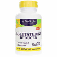 L-Glutathione Reduced Setria 500 Mg, by Healthy Origins