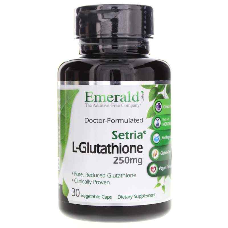 L-Glutathione Setria 250 Mg, by Emerald