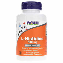 L-Histidine 600 Mg, by NOW Foods