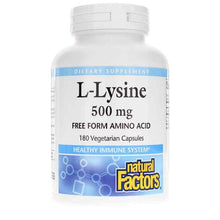 L-Lysine 500 Mg, by Natural Factors