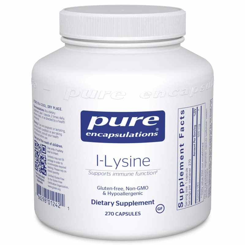 L-Lysine, 270 Capsules, by Pure Encapsulations