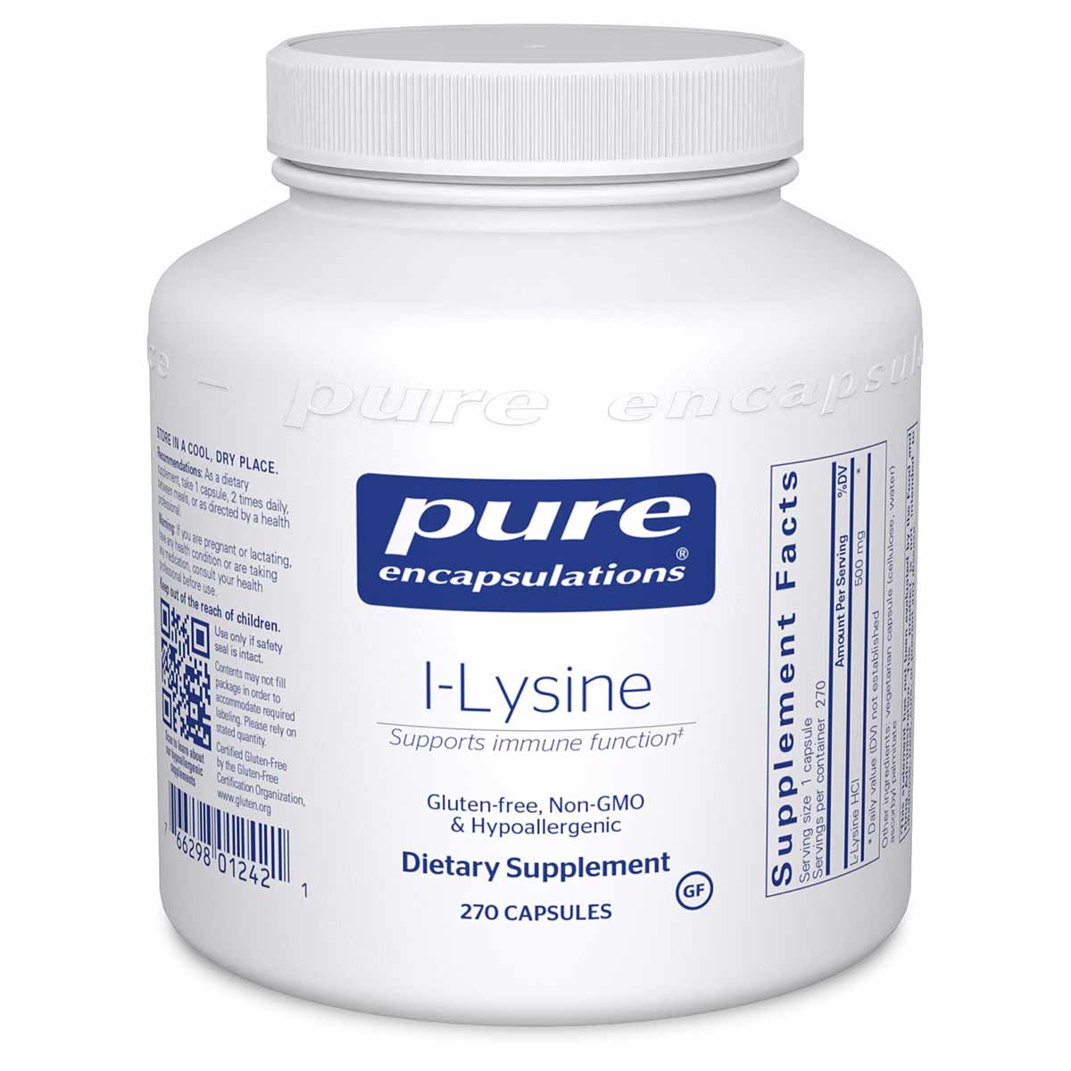 L-Lysine, by Pure Encapsulations