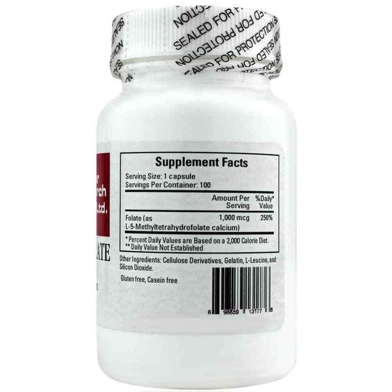 L-Methylfolate 1000 Mcg, by Cardiovascular Research, image #2