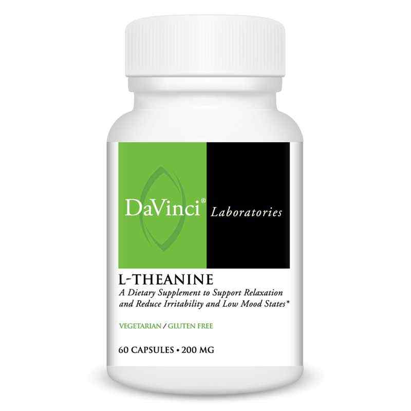 L-Theanine 200 Mg, 60 Veg Capsules, by DaVinci Labs