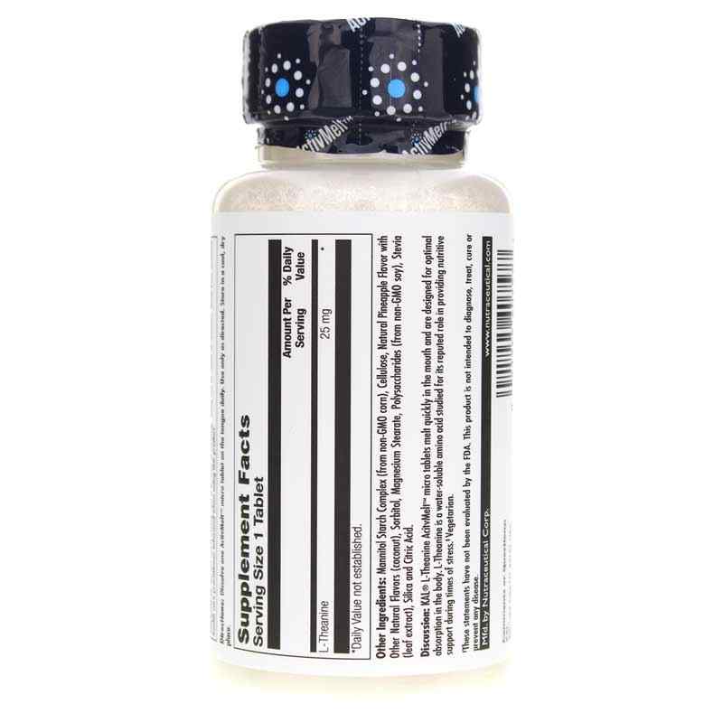 L-Theanine 25 Mg ActivMelt, Pineapple, by Kal, image #3