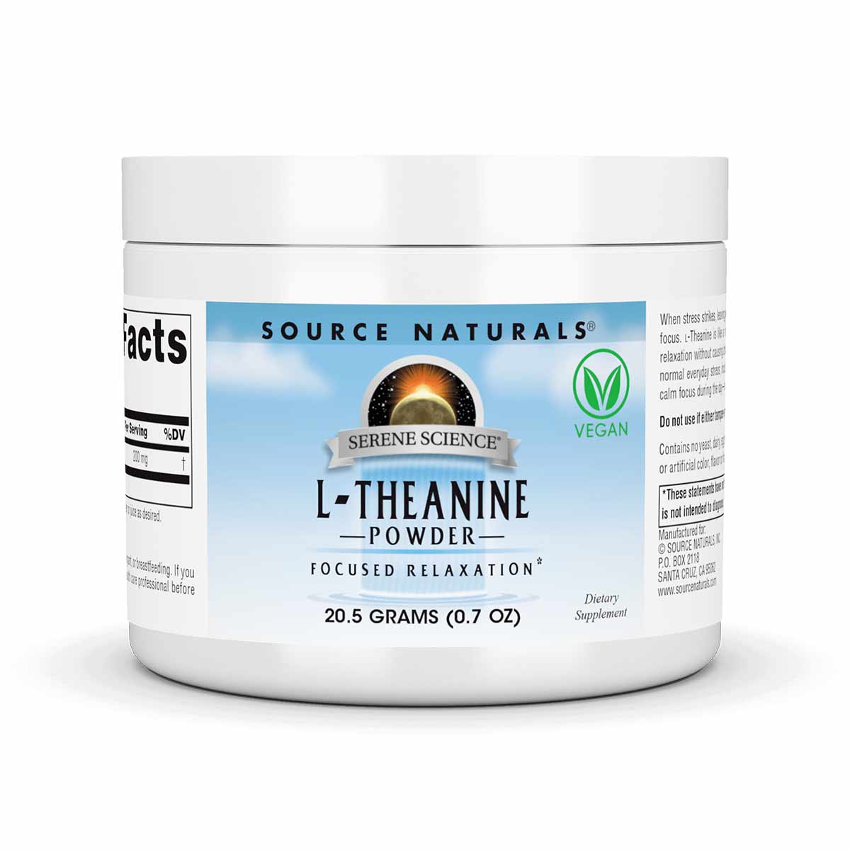 L-Theanine Powder, by Source Naturals