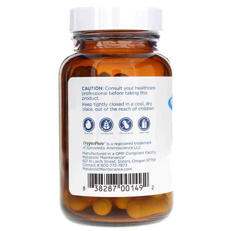 L-Tryptophan 500 Mg, by Metabolic Maintenance, image #3