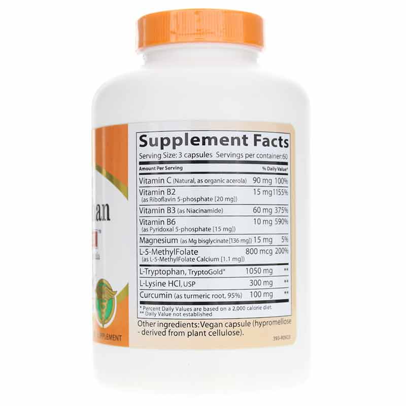 L-Tryptophan Complete, 180 Veg Capsules, by Lidtke, image #2