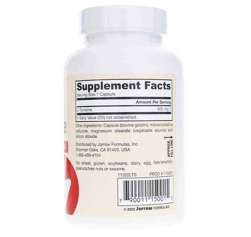 L-Tyrosine 500 Mg, by Jarrow Formulas, image #2