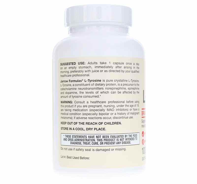 L-Tyrosine 500 Mg, by Jarrow Formulas, image #3