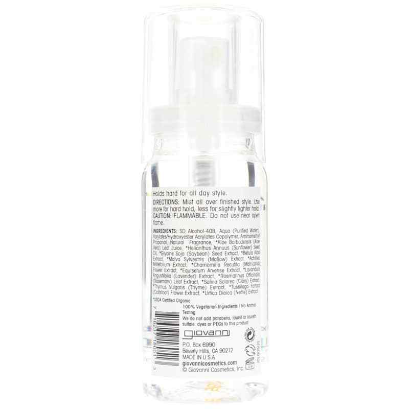 L.A. Hold Hair Spritz, 2.2 Oz, by Giovanni, image #2