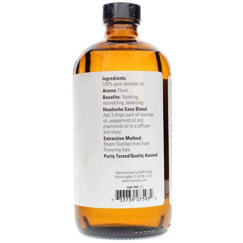 Lavender Essential Oil, 16 Oz, by NOW Foods, image #2