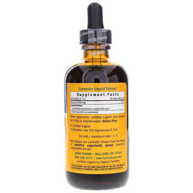 Lavender Extract, 4 Oz, by Herb Pharm, image #2