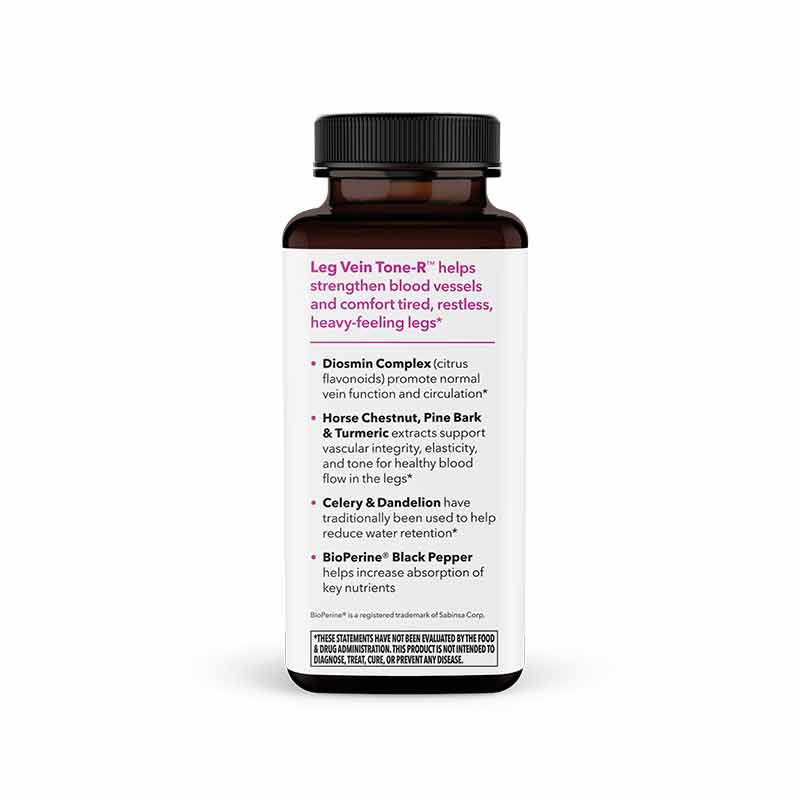 Leg Veins Tone-R, 60 Veg Capsules, by LifeSeasons, image #3