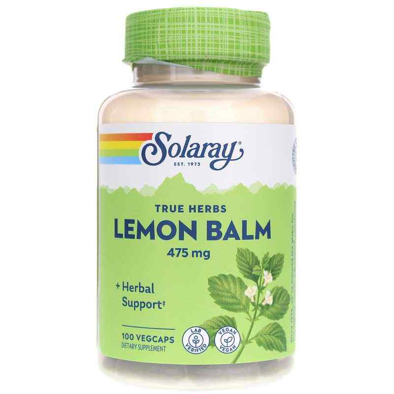 Lemon Balm 475 Mg, by Solaray