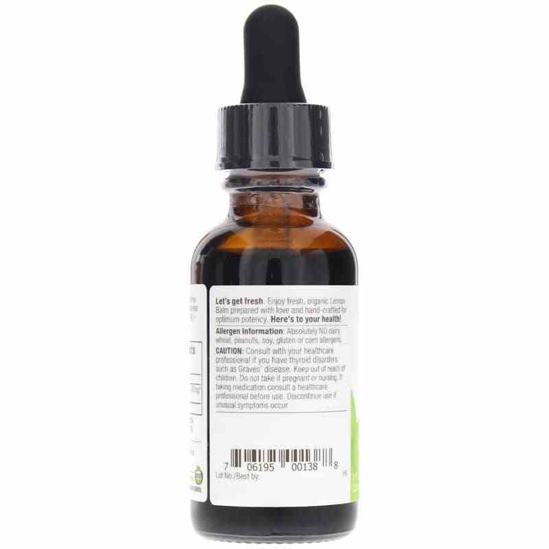 Lemon Balm Extract, by Oregons Wild Harvest, image #3
