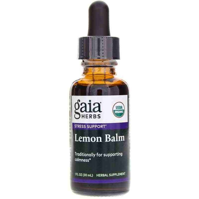 Lemon Balm Herb Organic, 1 Oz, by Gaia Herbs